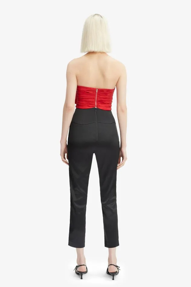 Bardot Corsets Women Lexana Bow Bustier In Fire Red Fire Red Bardot Corsets Women Lexana Bow Bustier In Fire Red Fire Red