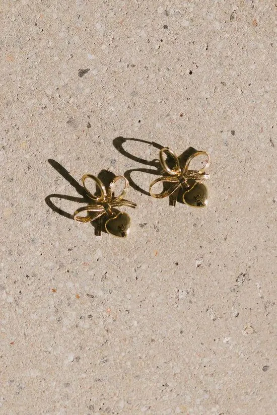 Bohme Miranda Heart Earrings Gold Women Jewelry Bohme Miranda Heart Earrings Gold Women Jewelry