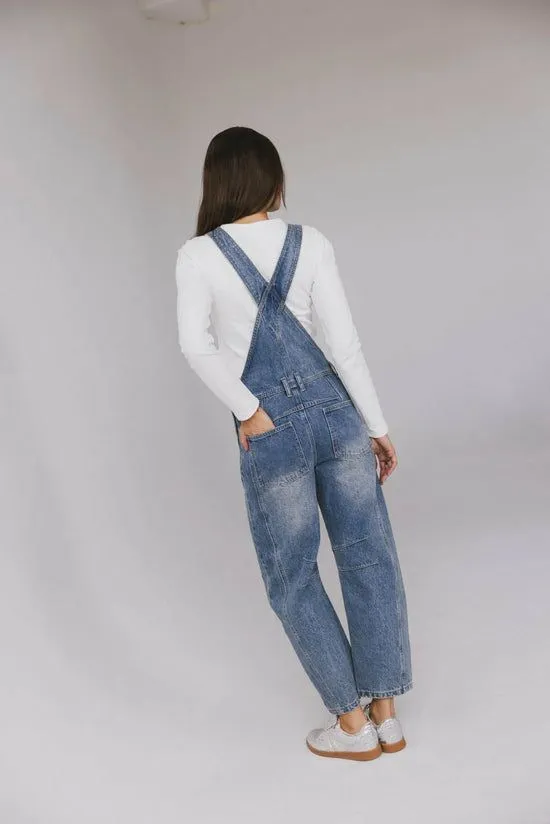 Bohme Tansy Denim Overalls In Medium Wash Medium Wash Women Jumpsuits and Overalls