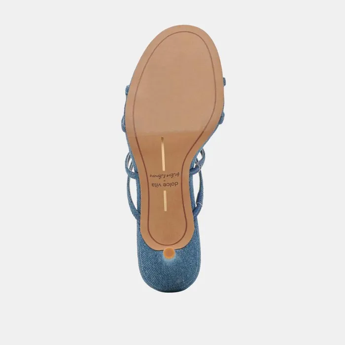 Heels Women Dolce Vita Bete Heels Blue Denim