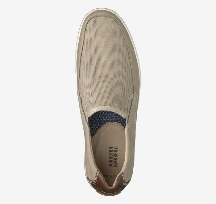 JohnstonandMurphy SlipOns and Loafers Bowling Moc Venetian Tan Embossed Tumbled Nubuck 8211 Men JohnstonandMurphy SlipOns and Loafers Bowling Moc Venetian Tan Embossed Tumbled Nubuck 8211 Men