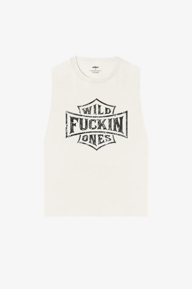 MenWomen Wild Fuckin Ones Shield Rocker Tank OTHER TANKS and VESTS