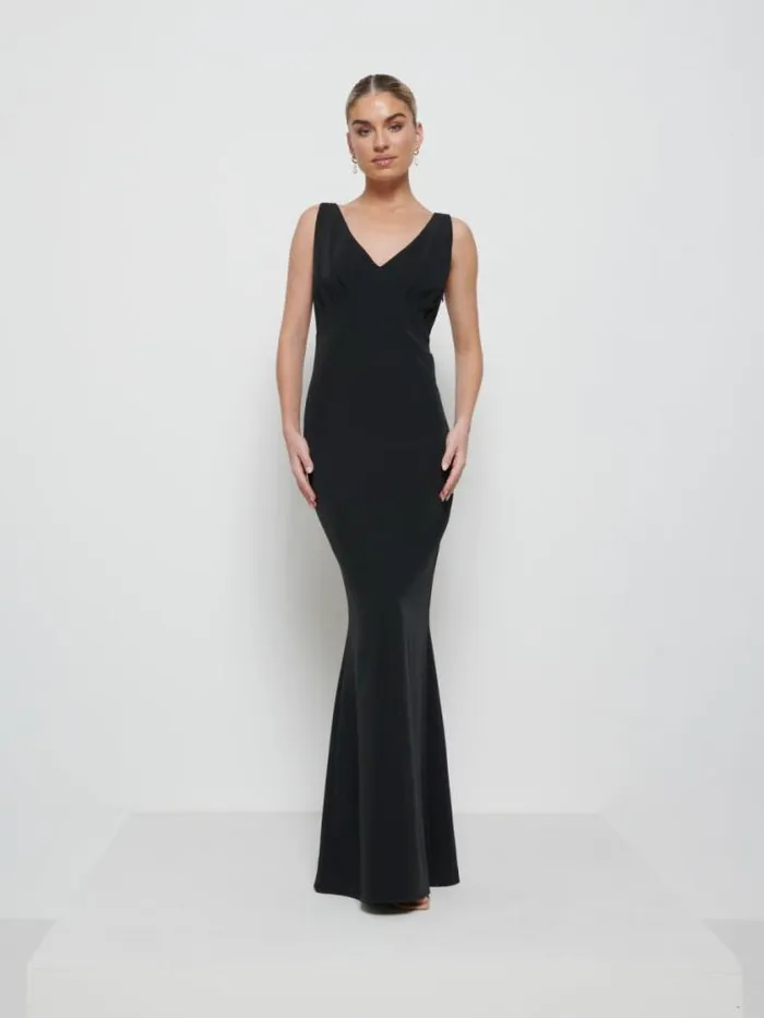 Pretty Lavish Bridesmaid Dresses Esmee Crepe Maxi Bridesmaid Dress Black 8211 Women Pretty Lavish Bridesmaid Dresses Esmee Crepe Maxi Bridesmaid Dress Black 8211 Women
