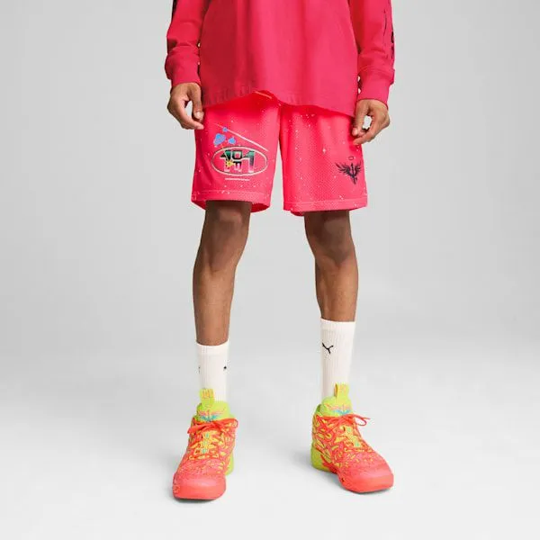 Puma Shorts PUMA X LAMELO BALL 1Love 039s Basketball Shorts Pink Alert 8211 Men