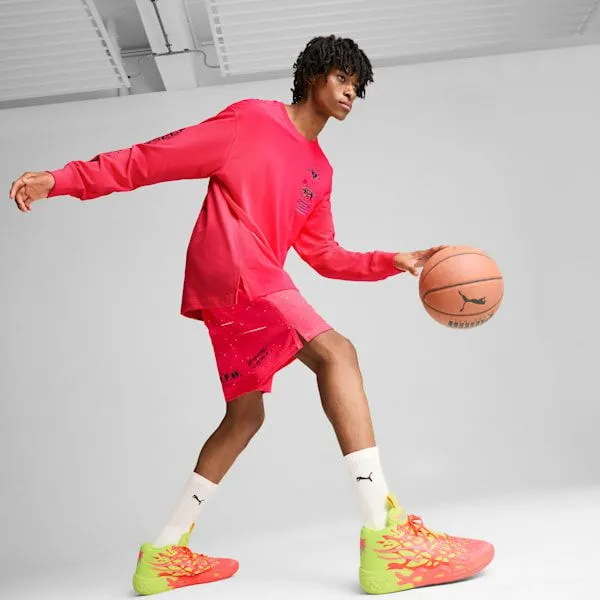 Puma Shorts PUMA X LAMELO BALL 1Love 039s Basketball Shorts Pink Alert 8211 Men Puma Shorts PUMA X LAMELO BALL 1Love 039s Basketball Shorts Pink Alert 8211 Men