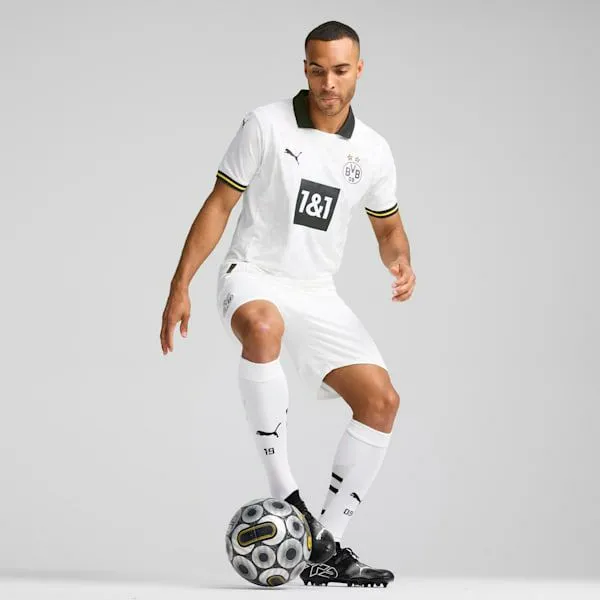 Puma TShirts and Tops Borussia Dortmund 2425 Third Replica 039s Soccer Jersey Puma White 8211 Men Puma TShirts and Tops Borussia Dortmund 2425 Third Replica 039s Soccer Jersey Puma White 8211 Men