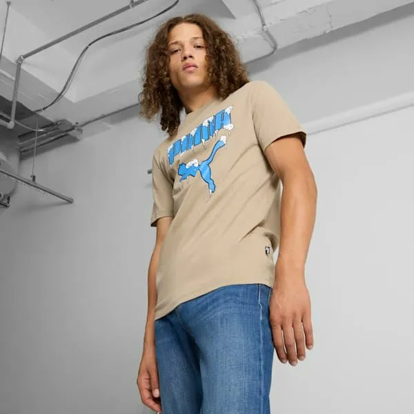 Puma TShirts and Tops Frozen Cat 039s Graphic Tee Oak Branch 8211 Men