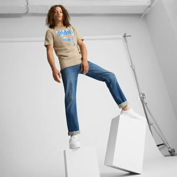 Puma TShirts and Tops Frozen Cat 039s Graphic Tee Oak Branch 8211 Men