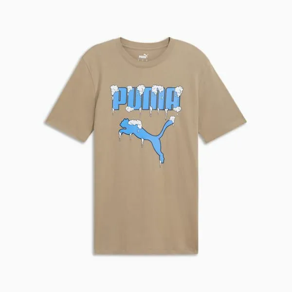 Puma TShirts and Tops Frozen Cat 039s Graphic Tee Oak Branch 8211 Men