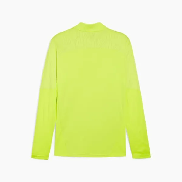 Puma TShirts and Tops TeamFINAL 039s Soccer QuarterZip Pullover Electric Limepuma Silver 8211 Men Puma TShirts and Tops TeamFINAL 039s Soccer QuarterZip Pullover Electric Limepuma Silver 8211 Men