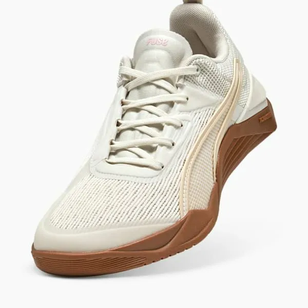 Puma Training and Gym Fuse 30 039s Training Shoes Warm Whitealpine Snowrose Mauvegum 8211 Women Puma Training and Gym Fuse 30 039s Training Shoes Warm Whitealpine Snowrose Mauvegum 8211 Women