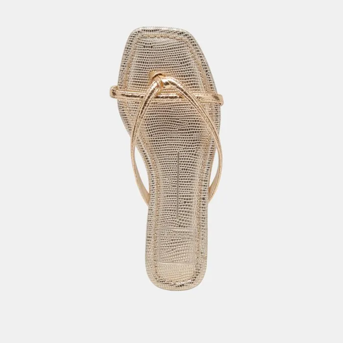 Sandals Women Dolce Vita Lucca Sandals Gold Distressed Stella