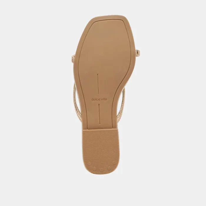 Sandals Women Dolce Vita Lucca Sandals Gold Distressed Stella