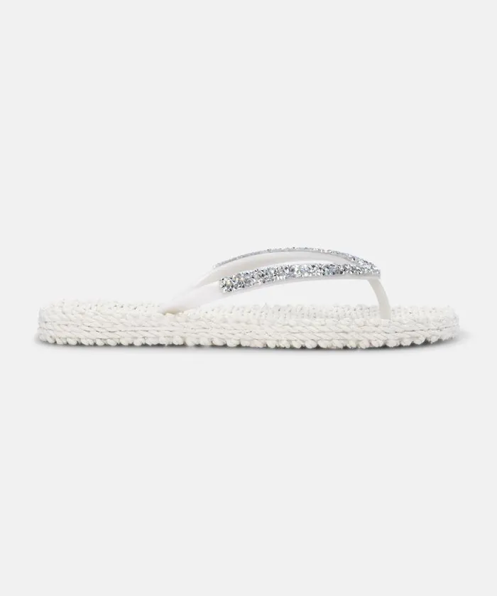 Shoes Ilse Jacobsen Flip Flops Flip Flop With Glitter 8211 Creme Shoes Ilse Jacobsen Flip Flops Flip Flop With Glitter 8211 Creme