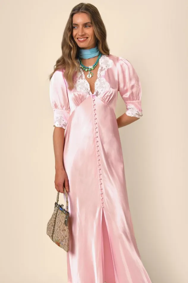 Simone Pink Mist Women RIXO Dresses Simone Pink Mist Women RIXO Dresses