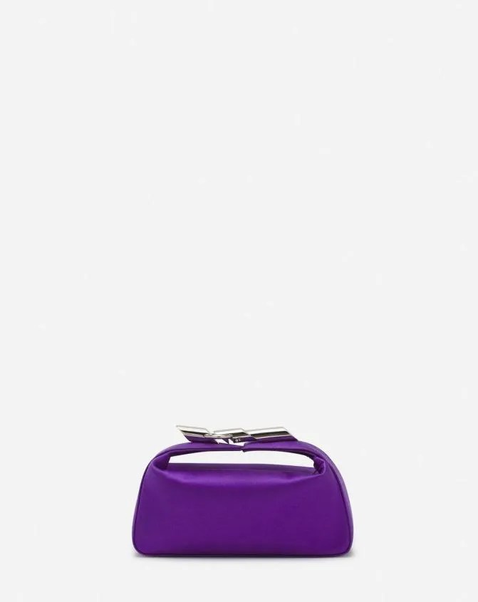 Women Mini Bags and Clutches Lanvin Haute Squence Satin Clutch Bag Anemone Women Mini Bags and Clutches Lanvin Haute Squence Satin Clutch Bag Anemone