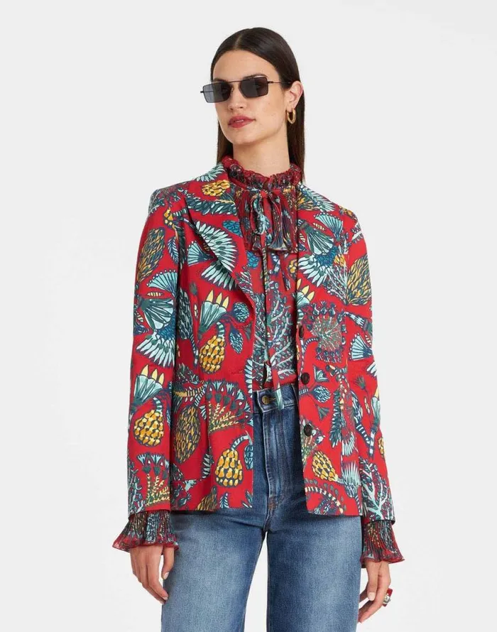 247 Jacket Sicomore Red Women La Double J Outerwear