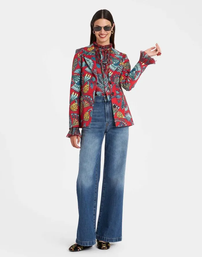 247 Jacket Sicomore Red Women La Double J Outerwear 247 Jacket Sicomore Red Women La Double J Outerwear