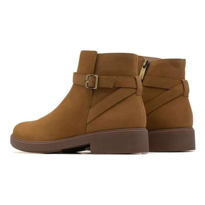 ABEO Compass Buckle Metatarsal Tan Womens Abeo Boots