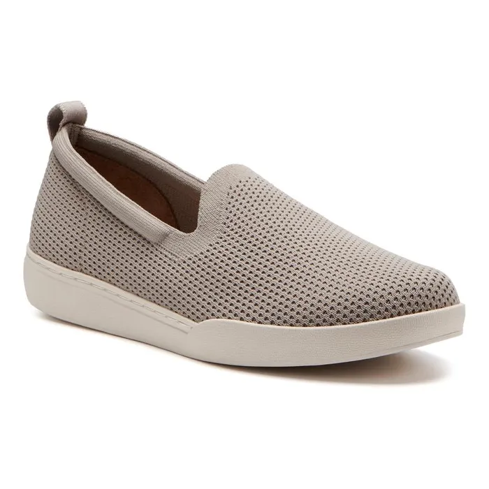 ABEO Encore Knit Slip On Metatarsal Tan Womens Abeo Sneakers