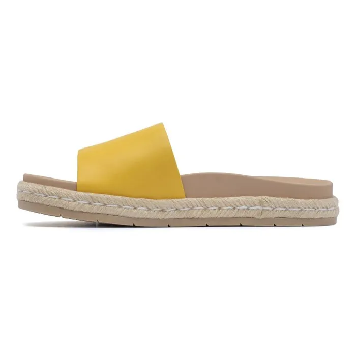 ABEO Isle Slide Yellow Womens Abeo Sandals