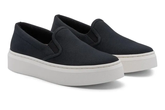 ABEO Jumpstreet Slip On Black Womens Abeo Sneakers