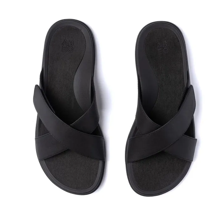 ABEO Laguna Slide Black Womens Abeo Sandals