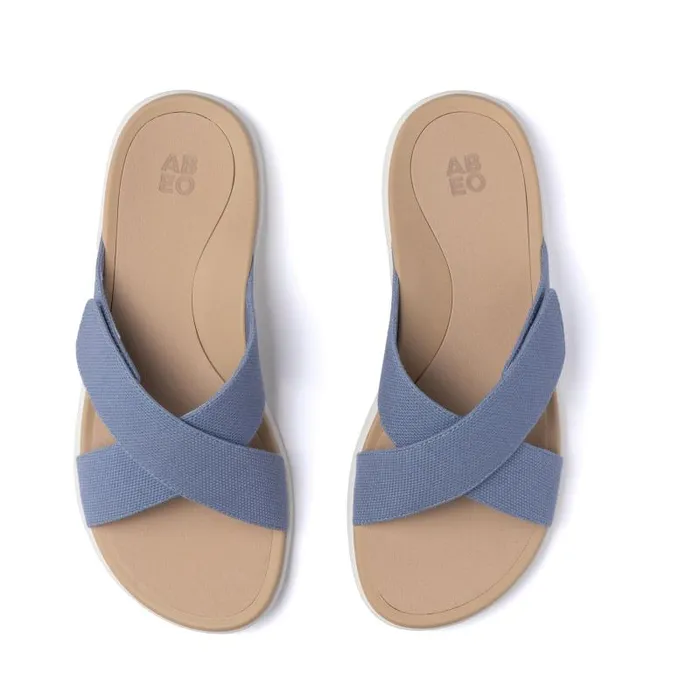 ABEO Laguna Slide Blue Womens Abeo Sandals