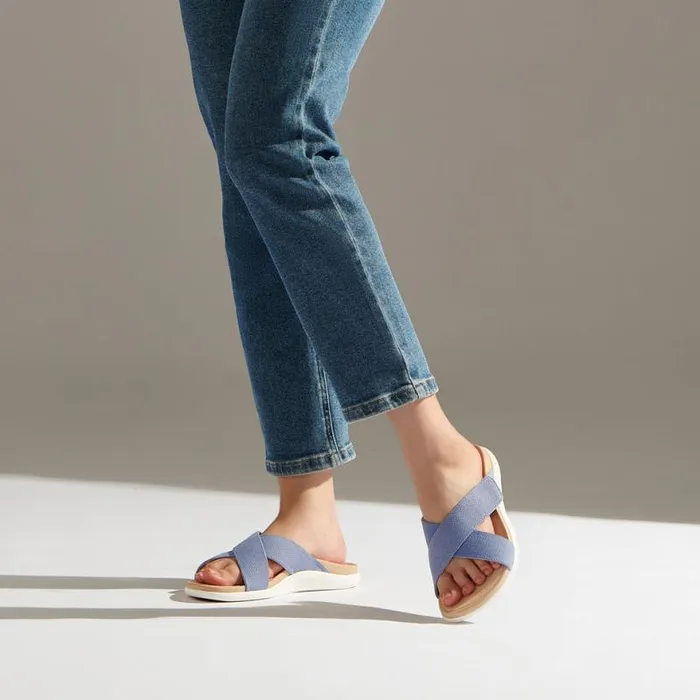 ABEO Laguna Slide Blue Womens Abeo Sandals