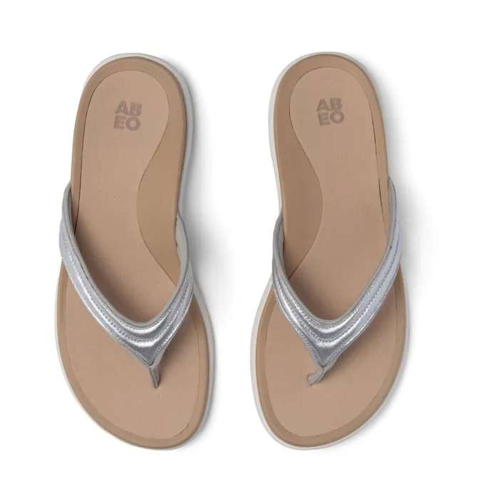 ABEO Laguna Thin Strap Metatarsal Grey Womens Abeo Sandals