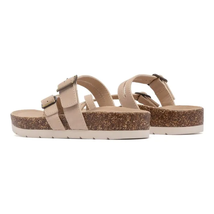 ABEO Lanai Thong Sandal Metatarsal Beige Womens Abeo Sandals