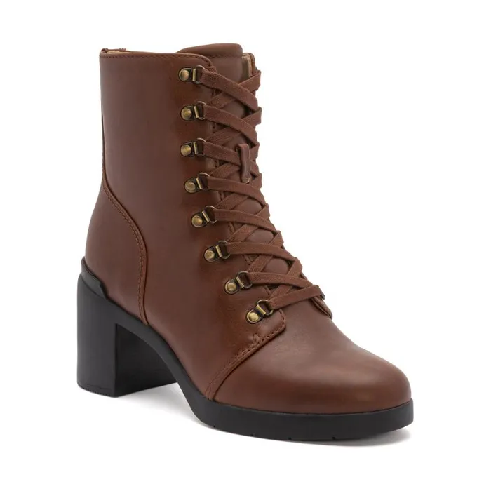 ABEO Metropolis Lace Brown Womens Abeo Boots