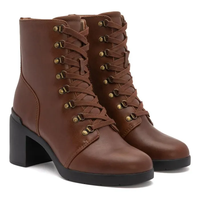 ABEO Metropolis Lace Brown Womens Abeo Boots