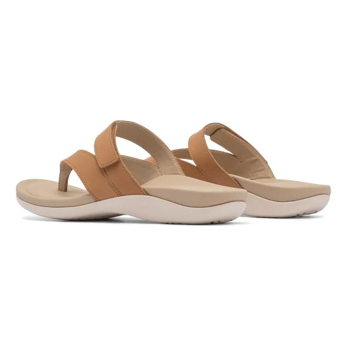ABEO Oasis Thong Sandal Metatarsal Brown Womens Abeo Sandals