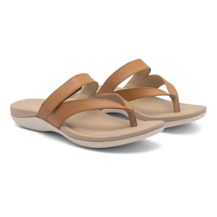 ABEO Oasis Thong Sandal Metatarsal Brown Womens Abeo Sandals