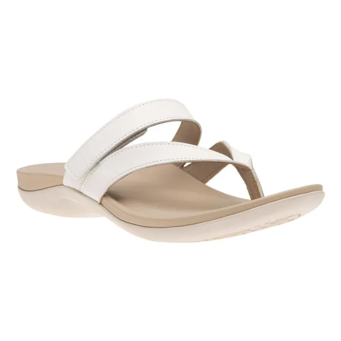 ABEO Oasis Thong Sandal Metatarsal White Womens Abeo Sandals