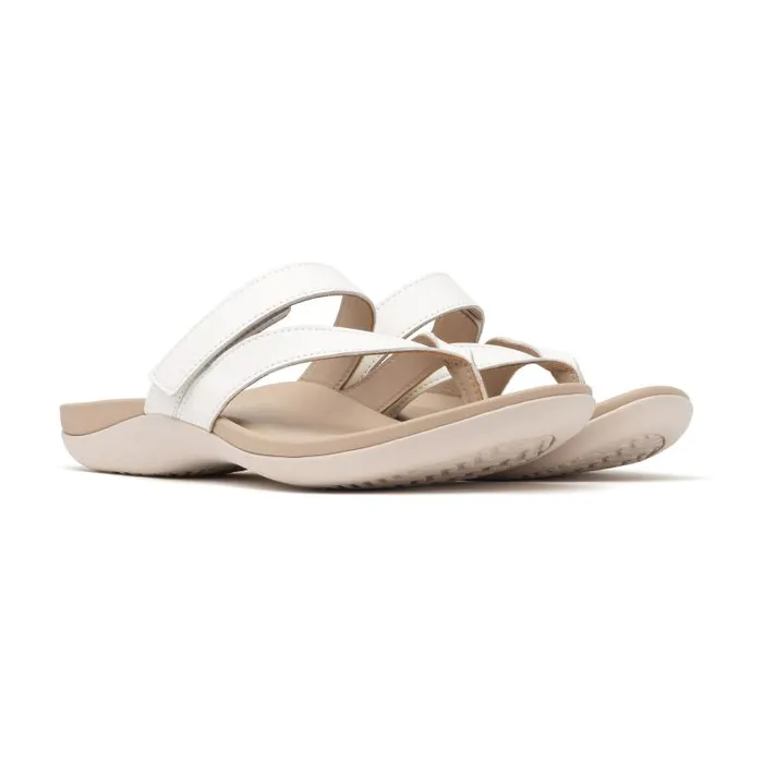 ABEO Oasis Thong Sandal Metatarsal White Womens Abeo Sandals