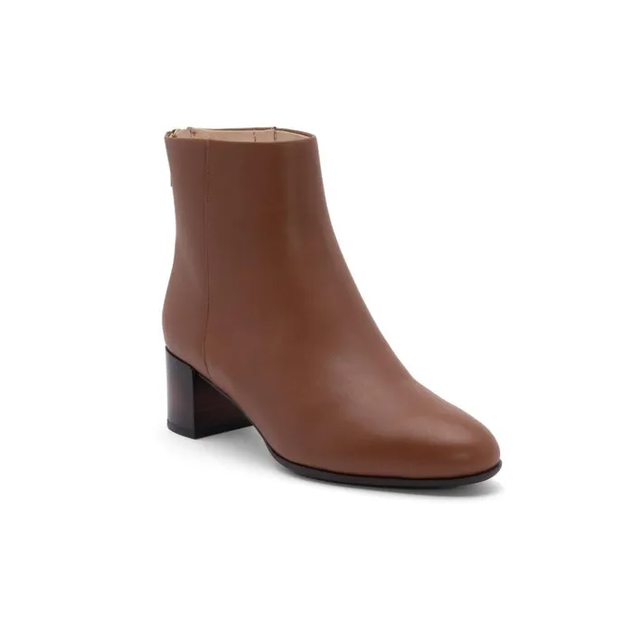 ABEO Plaza Back Zip Brown Womens Abeo Boots
