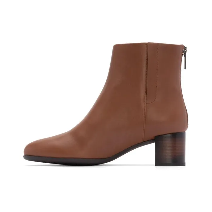 ABEO Plaza Back Zip Brown Womens Abeo Boots