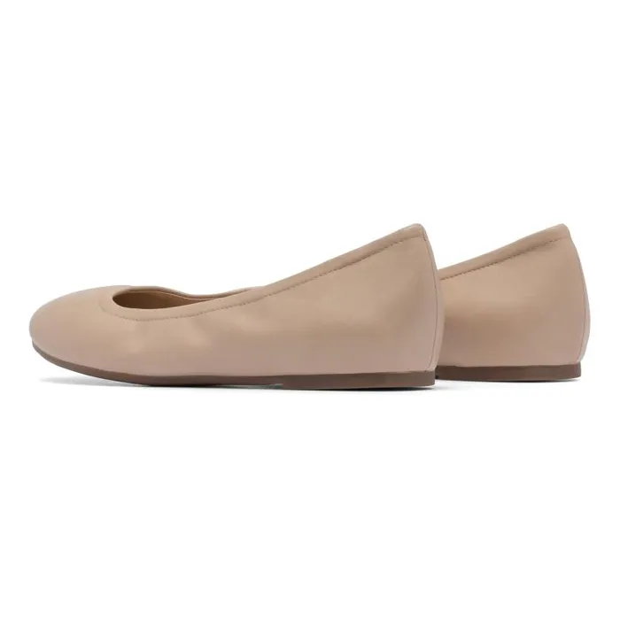 ABEO Promenade Flat Beige Womens Abeo Casual Shoes