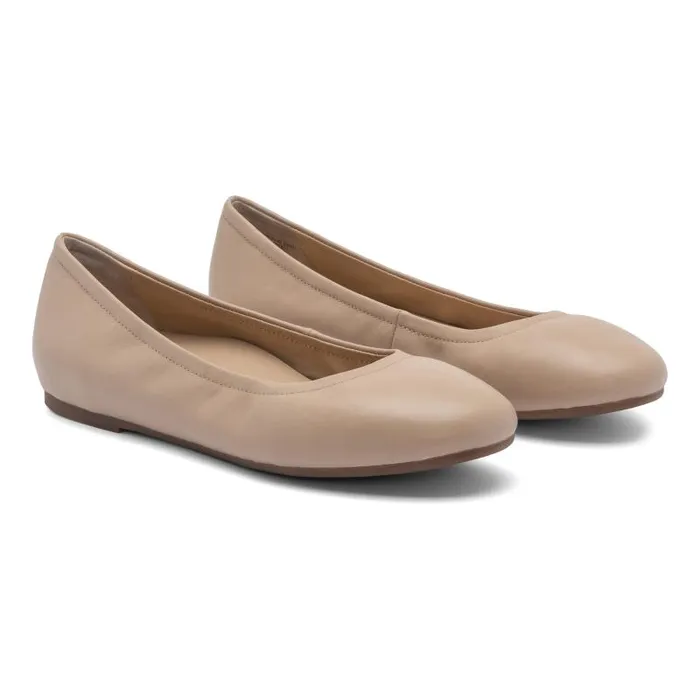 ABEO Promenade Flat Beige Womens Abeo Casual Shoes