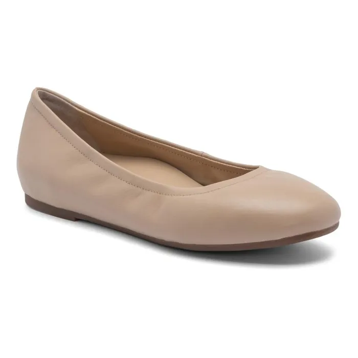 ABEO Promenade Flat Metatarsal Beige Womens Abeo Casual Shoes