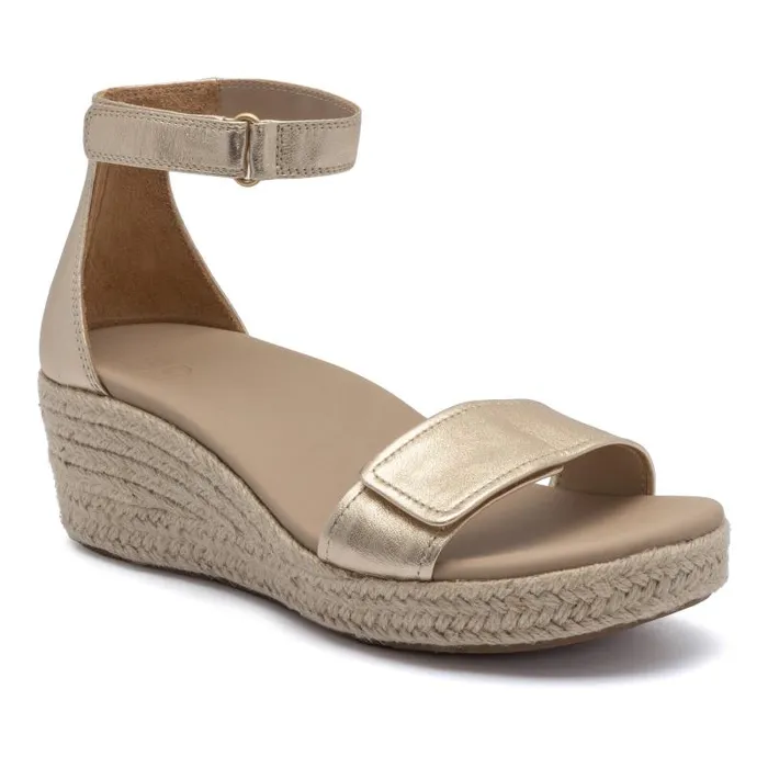 ABEO Riviera Ankle Sandal Gold Womens Abeo Sandals