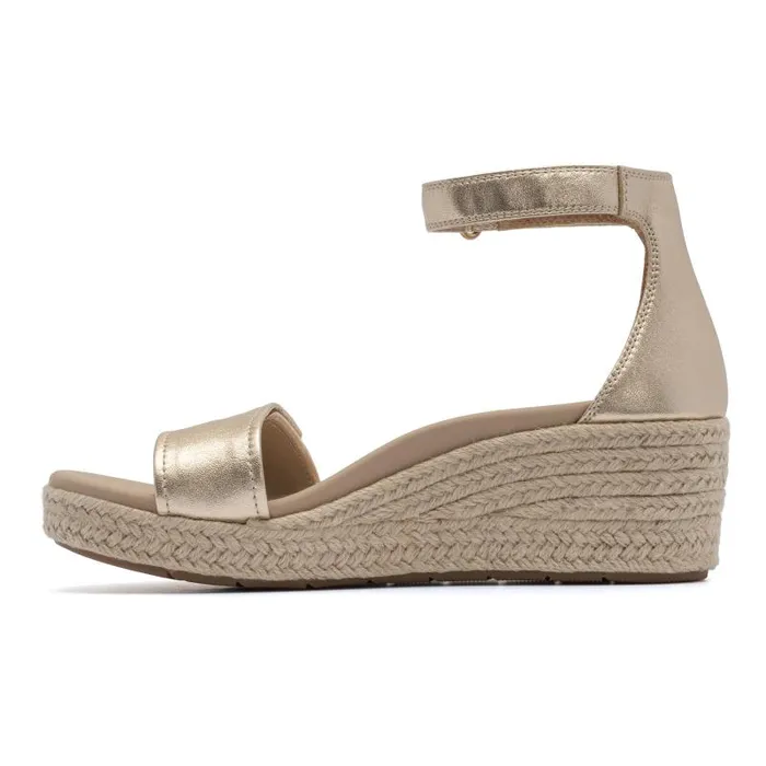 ABEO Riviera Ankle Sandal Gold Womens Abeo Sandals
