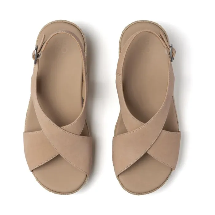 ABEO Riviera Cross Metatarsal Tan Womens Abeo Sandals