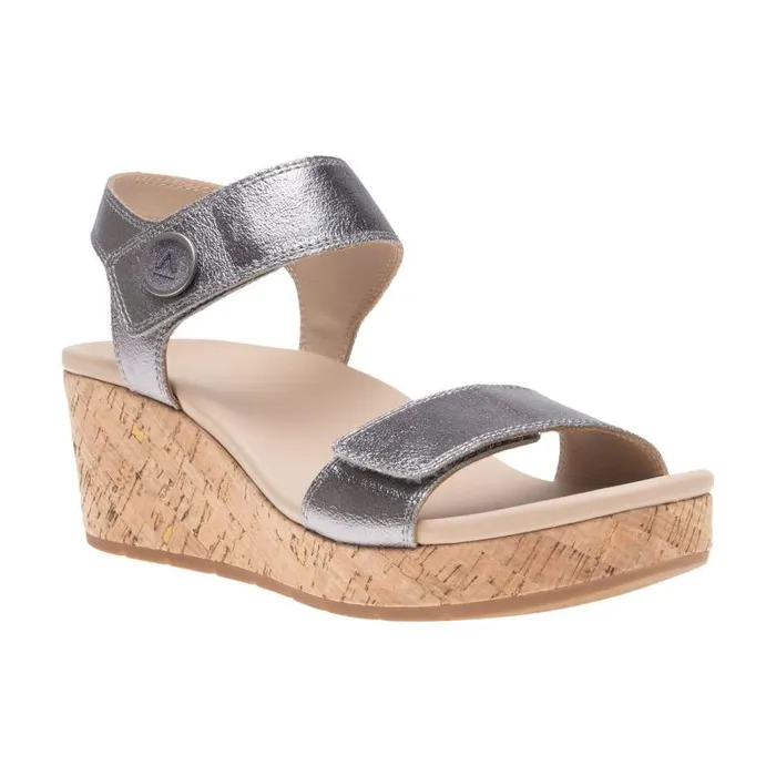 ABEO Riviera Strap Sandal Metatarsal Grey Womens Abeo Sandals