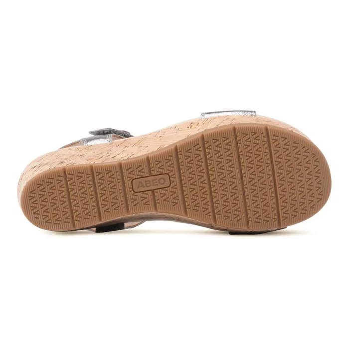 ABEO Riviera Strap Sandal Metatarsal Grey Womens Abeo Sandals