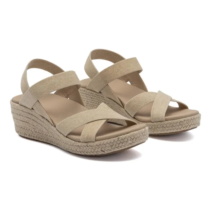 ABEO Riviera Stretch Tan Womens Abeo Sandals