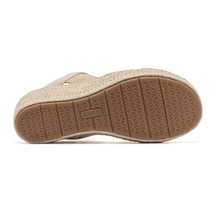 ABEO Riviera Stretch Tan Womens Abeo Sandals