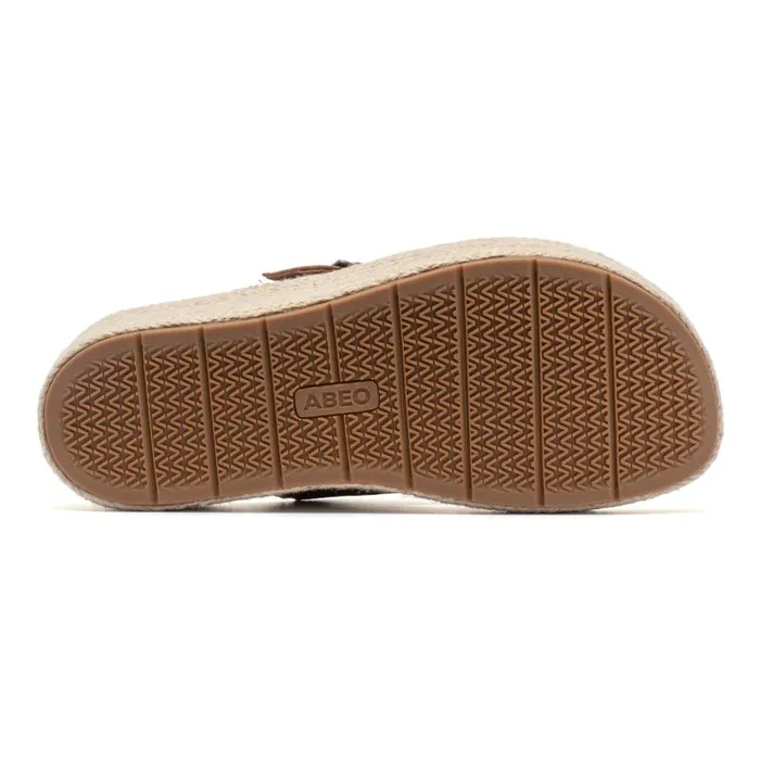 ABEO Solstice Cross Slide Metatarsal Brown Womens Abeo Sandals